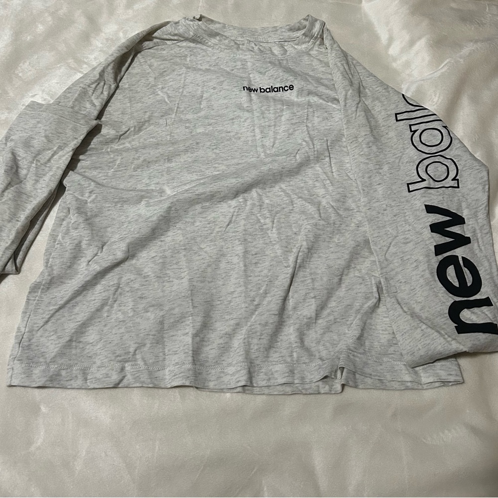 New Balance Light Gray Athletic Shirt